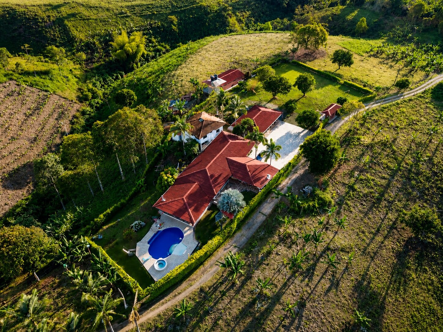 Vista aérea de Finca Karey - Quimbaya Quindío